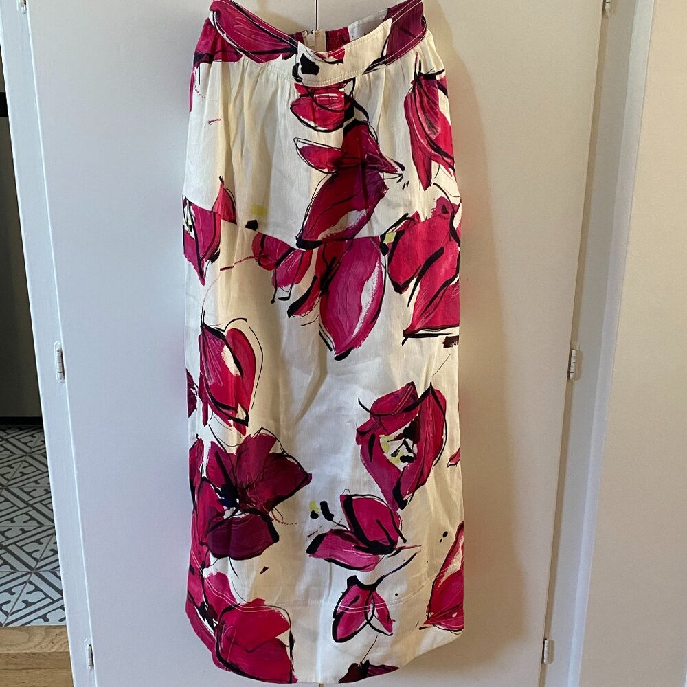 Aje Lottie Gathered Midi Skirt